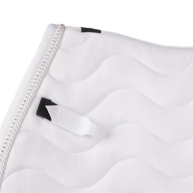 Saddle Pad QHP Number All-Purpose White