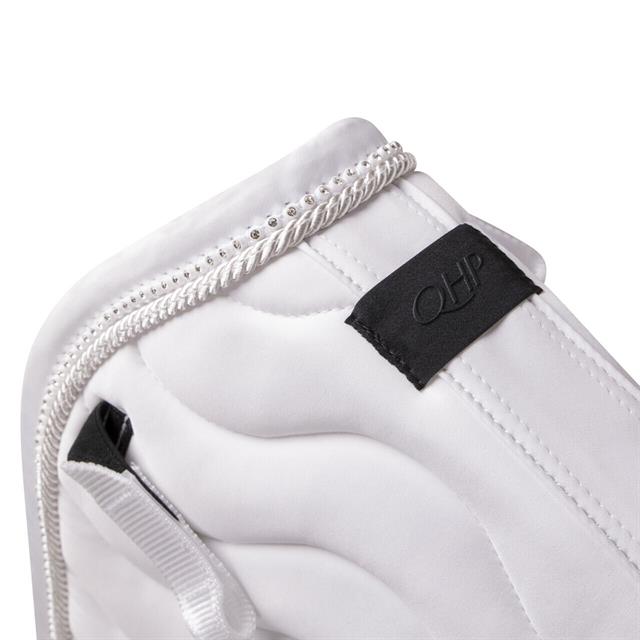 Saddle Pad QHP Number All-Purpose White