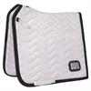 Saddle Pad QHP Number Dressage White-Black