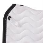 Saddle Pad QHP Number Dressage White-Black