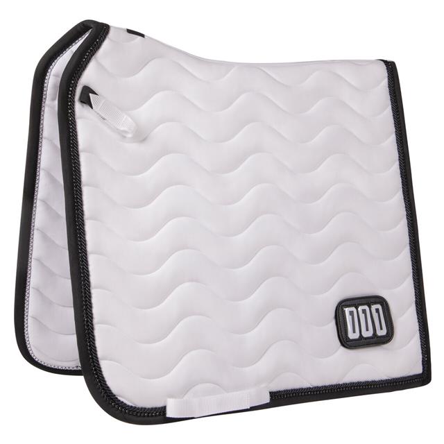 Saddle Pad QHP Number Dressage White-Black