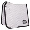 Saddle Pad QHP Number Dressage White-Black