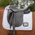 Saddle Pad QHP Number Dressage White