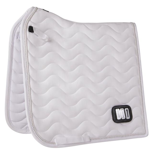 Saddle Pad QHP Number Dressage White