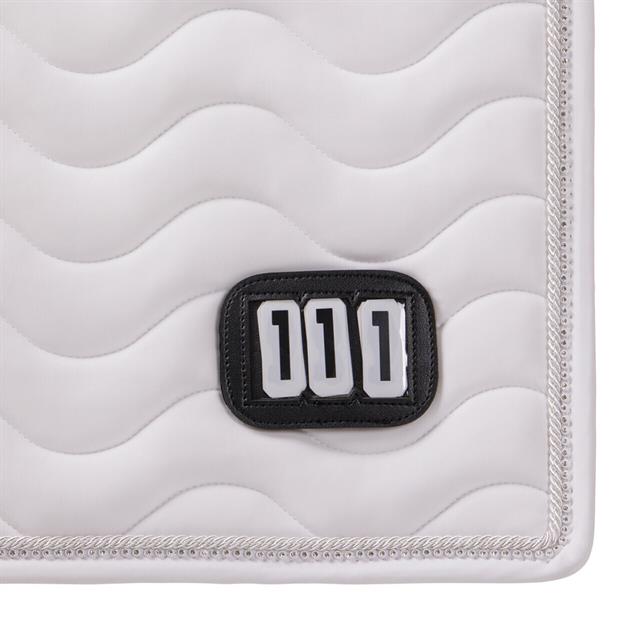 Saddle Pad QHP Number Dressage White