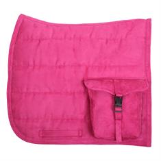 Saddle Pad QHP With Bag Dark Pink