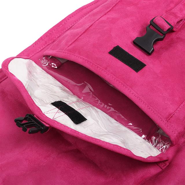 Saddle Pad QHP With Bag Dark Pink