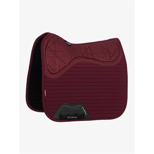 Saddle Pad Soft Shell Anti Slip Dressage LeMieux Dark Red
