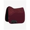 Saddle Pad Soft Shell Anti Slip Dressage LeMieux Dark Red