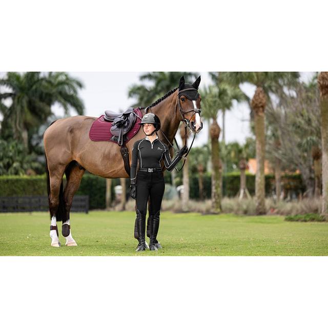Saddle Pad Soft Shell Anti Slip EuroJump LeMieux Dark Red