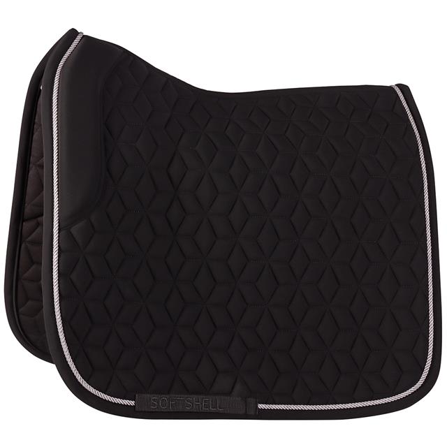 Saddle Pad Softshell Dressage Harry's Horse Black