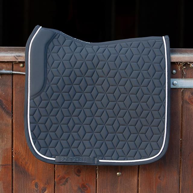 Saddle Pad Softshell Dressage Harry's Horse Black