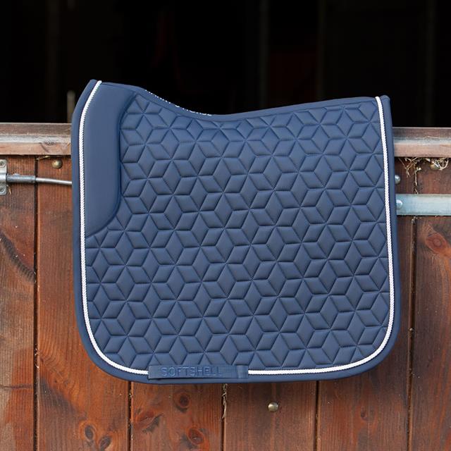 Saddle Pad Softshell Dressage Harry's Horse Dark Blue
