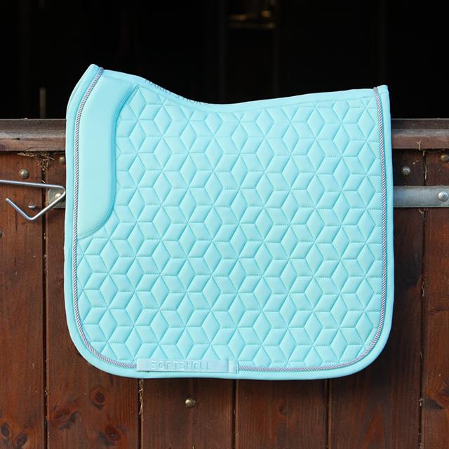 Saddle Pad Softshell Dressage Harry's Horse Light Green