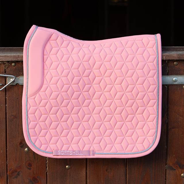 Saddle Pad Softshell Dressage Harry's Horse Pink