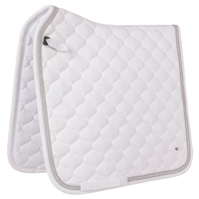 Saddle Pad Sparkle Dressage QHP White