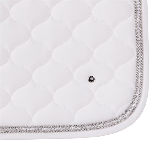Saddle Pad Sparkle Dressage QHP White