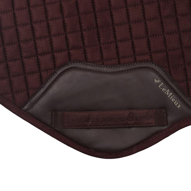 Saddle Pad Suede Close Contact LeMieux Square Brown