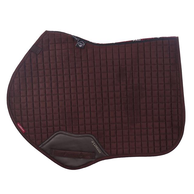 Saddle Pad Suede Close Contact LeMieux Square Brown