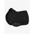 Saddle Pad Suede Jumping LeMieux Merino+ Half Lined Black