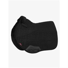 Saddle Pad Suede Jumping LeMieux Merino+ Half Lined Black