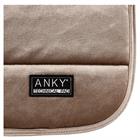 Saddle Pad Velvet Wave Dressage ANKY Light Brown