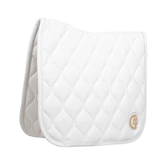 Saddle Pad Wave Dressage Kentucky White
