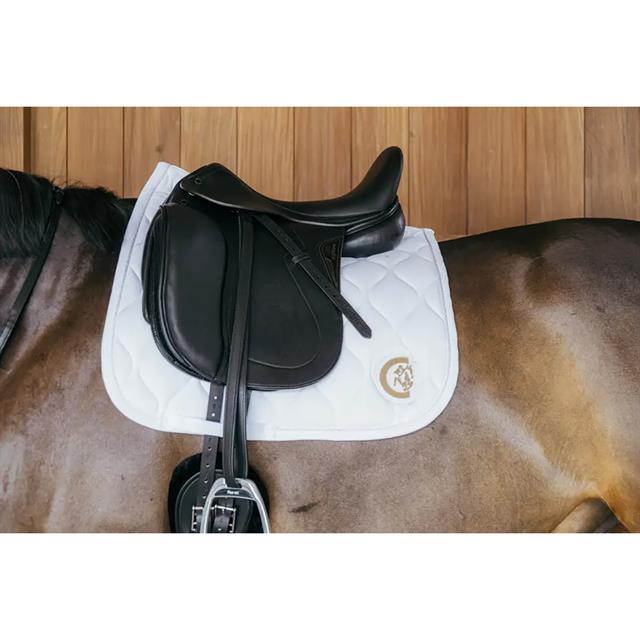 Saddle Pad Wave Dressage Kentucky White
