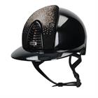 Safety Helmet KEP Italia Cromo 2.0 Polish Suede Rosegold Polo Black