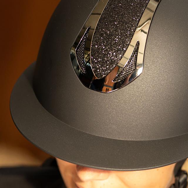 Safety Helmet Pro F1 Matt Sparkle Harry's Horse Black-Black
