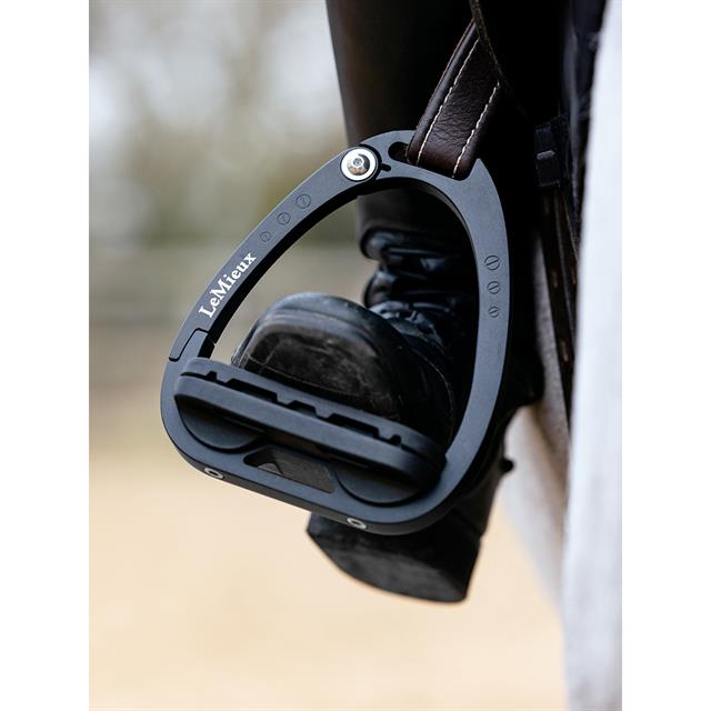 Safety Stirrups Lemieux Junior Vector Black-Black