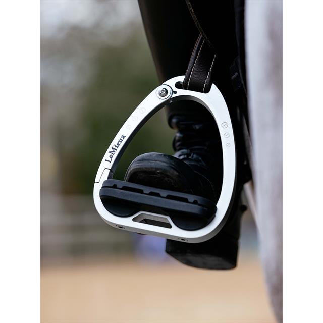 Safety Stirrups Lemieux Junior Vector Grey-Black