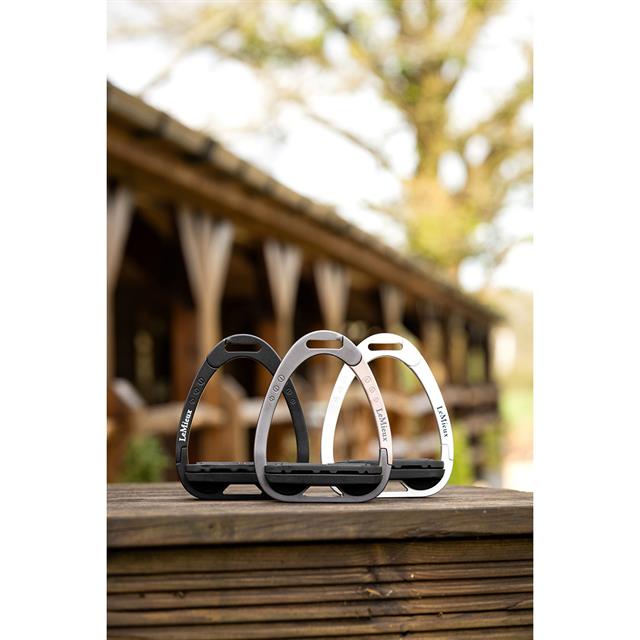 Safety Stirrups Lemieux Junior Vector Grey-Black