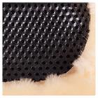 Sattelpad Soft Gel Dri-Lex Sheepskin BR Black