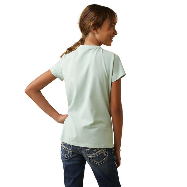 Shirt Ariat Harmony Kids Brown-Light Green