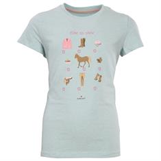 SHIRT ARIAT TIME TO SHOW TEE KIDS Light Blue