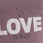 Shirt Epplejeck Love To Ride Kids Light Purple