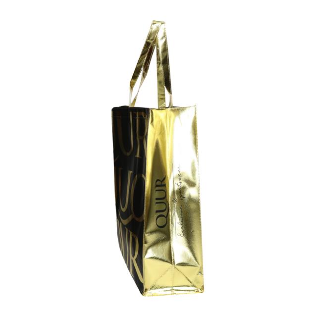 Shopper Quur All Over Black-Gold