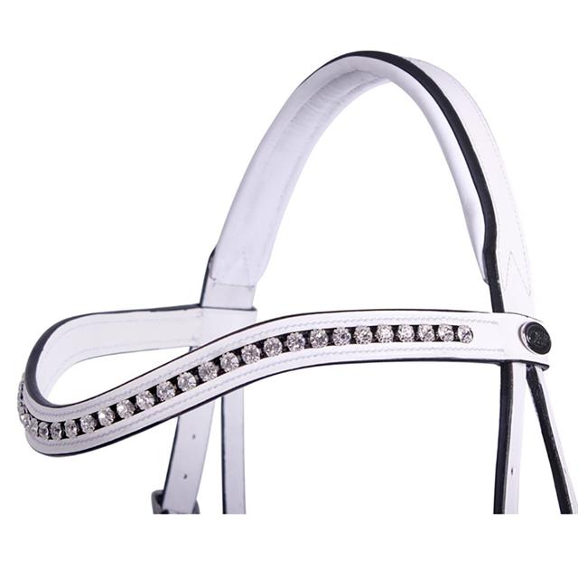 Show Bridle QHP Luxe White