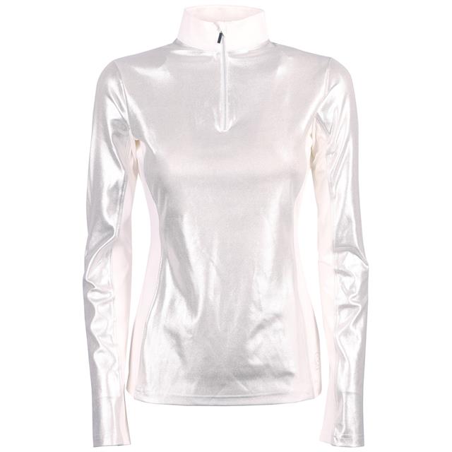 Show Shirt Harry's Horse EQS Silver Shiny White-Silver