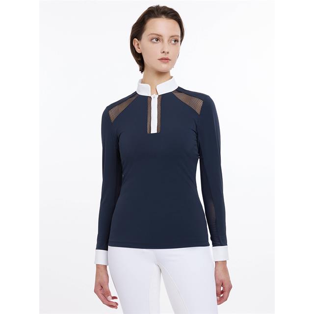Show Shirt LeMieux Long Sleeve Camille Dark Blue