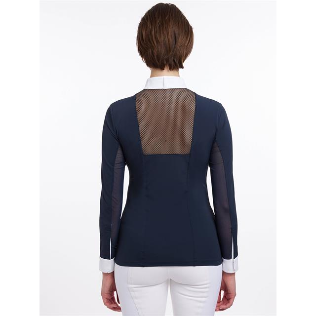 Show Shirt LeMieux Long Sleeve Camille Dark Blue