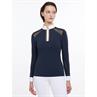 Show Shirt LeMieux Long Sleeve Camille Dark Blue