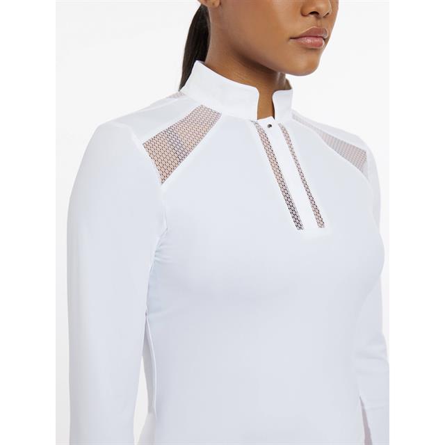 Show Shirt LeMieux Long Sleeve Camille White