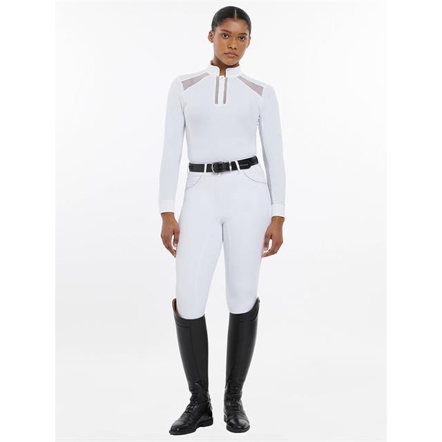 Show Shirt LeMieux Long Sleeve Camille White