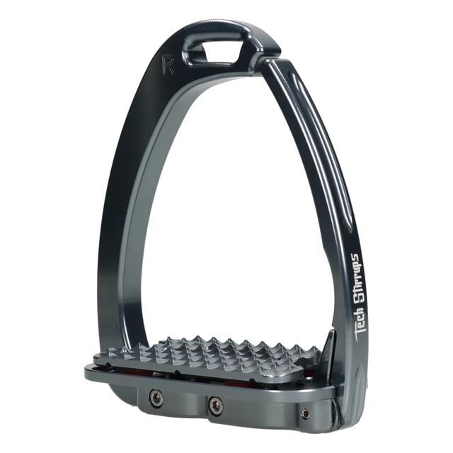 Sicherheitssteigbügel Dressage Plus Tech Stirrups Dark Grey