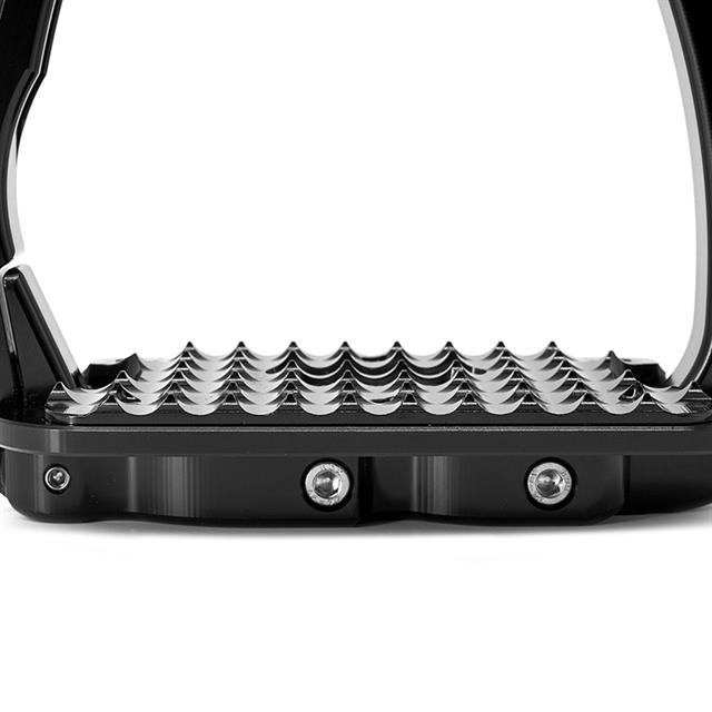 Sicherheitssteigbügel Venice Dressage Sloped Tech Stirrups Black
