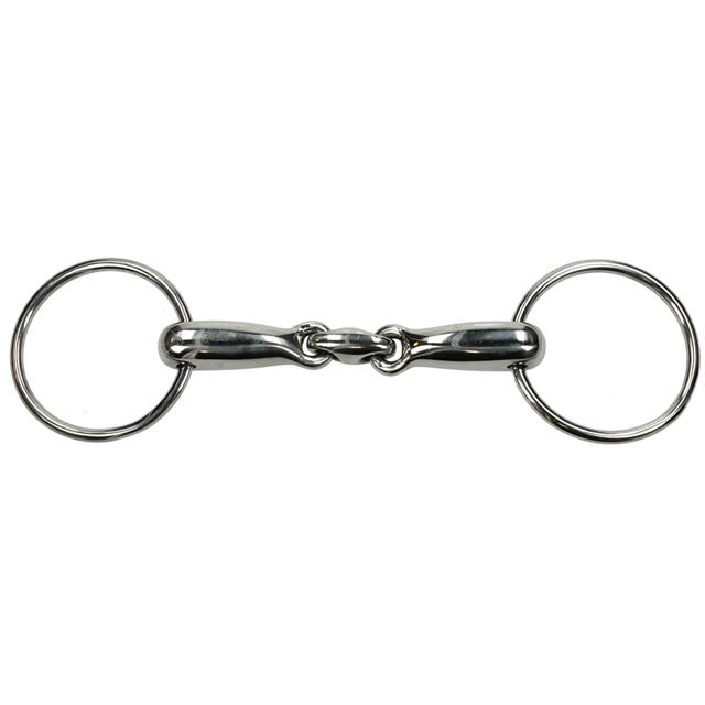 SNAFFLE DOUBLE JOINTED SS 18mm 