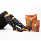 Socks Epplejeck EJCarrot Dark Blue-Orange