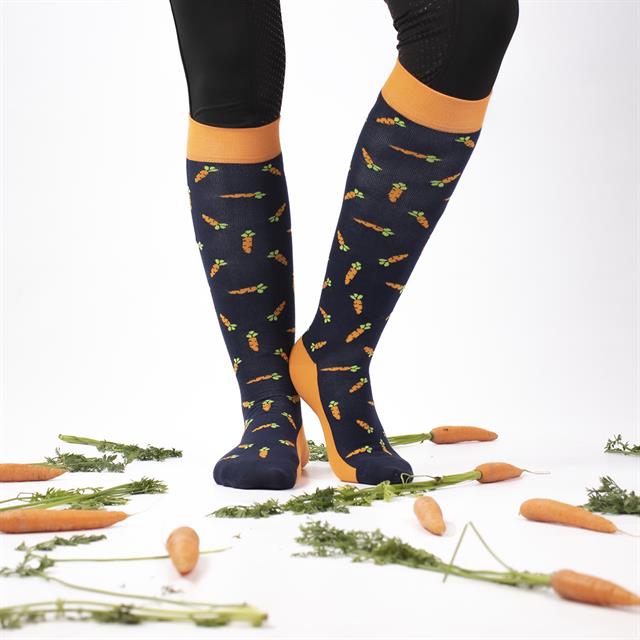 Socks Epplejeck EJCarrot Dark Blue-Orange